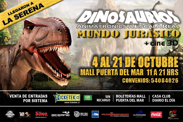 Dinosaurios Animatronics llegan a La Serena | El , Noticias  de La Serena y Coquimbo